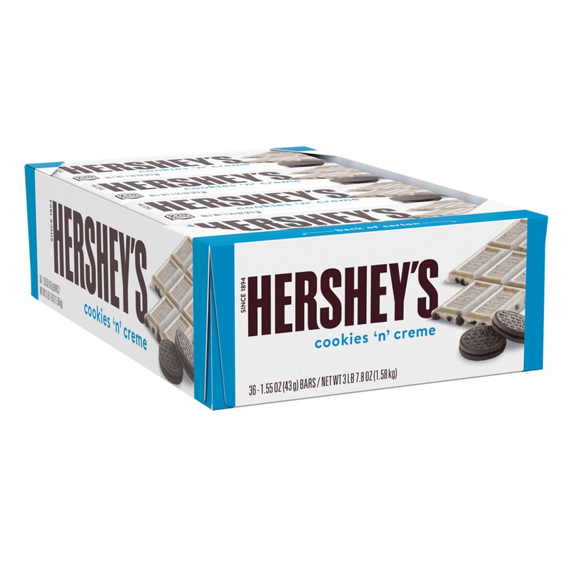 Hershey's HERSHEYS Cookies n Creme Candy Bars 155 oz 36 Count - Image 3