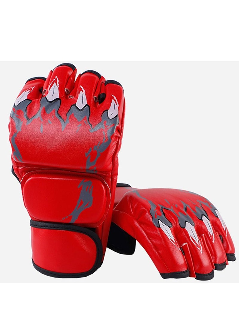 Furtey - Boxing Gear Half finger Boxing Gloves For Boxing Training、MMA、Fighting、UFC、Contest Gear - Image 1