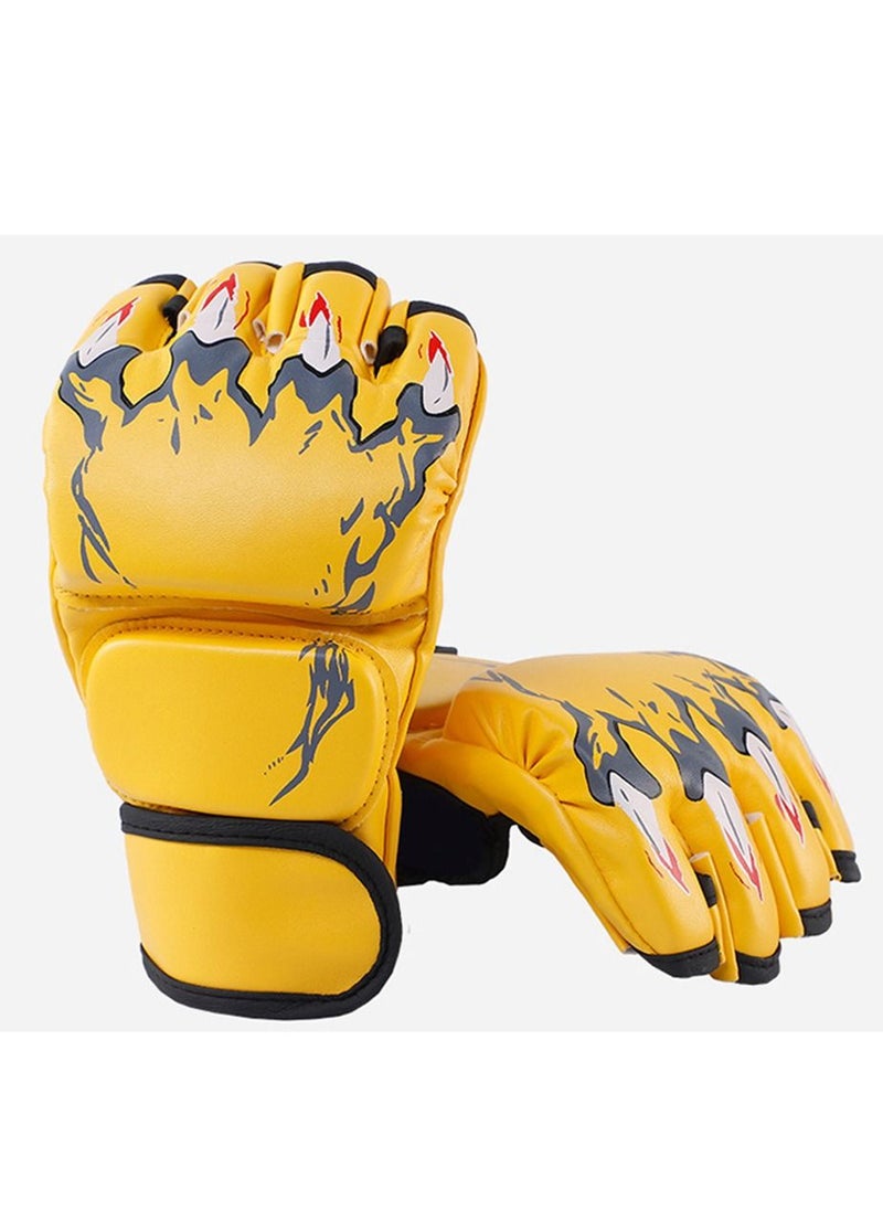 Furtey - Boxing Gear Half finger Boxing Gloves For Boxing Training、MMA、Fighting、UFC、Contest Gear - Image 1