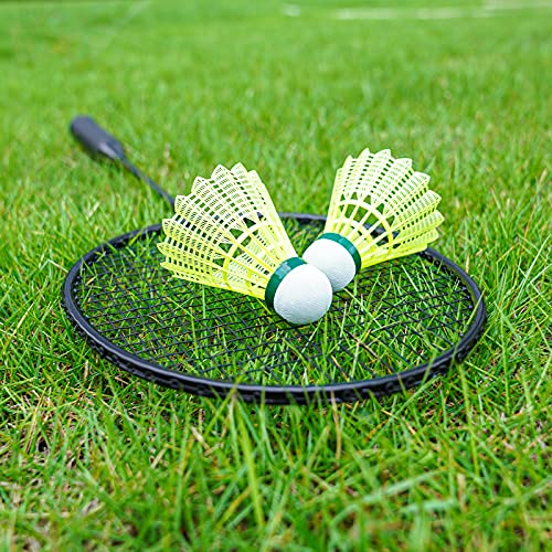 AboveGenius Badminton Rackets Set with 6 Shuttlecocks, Lightweight Badminton Set of 4 for Outdoor Backyard Games, Racquets with Durability for Beginners and Casual Players - Image 5