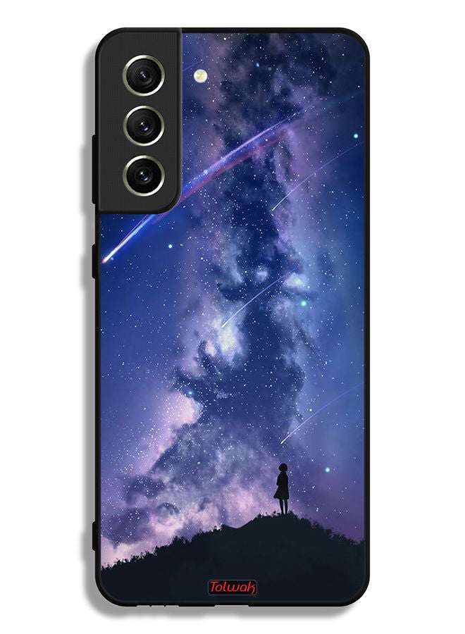 Tolwak Samsung Galaxy S21 FE 5G Protective Case Cover Moving Stars - Image 3