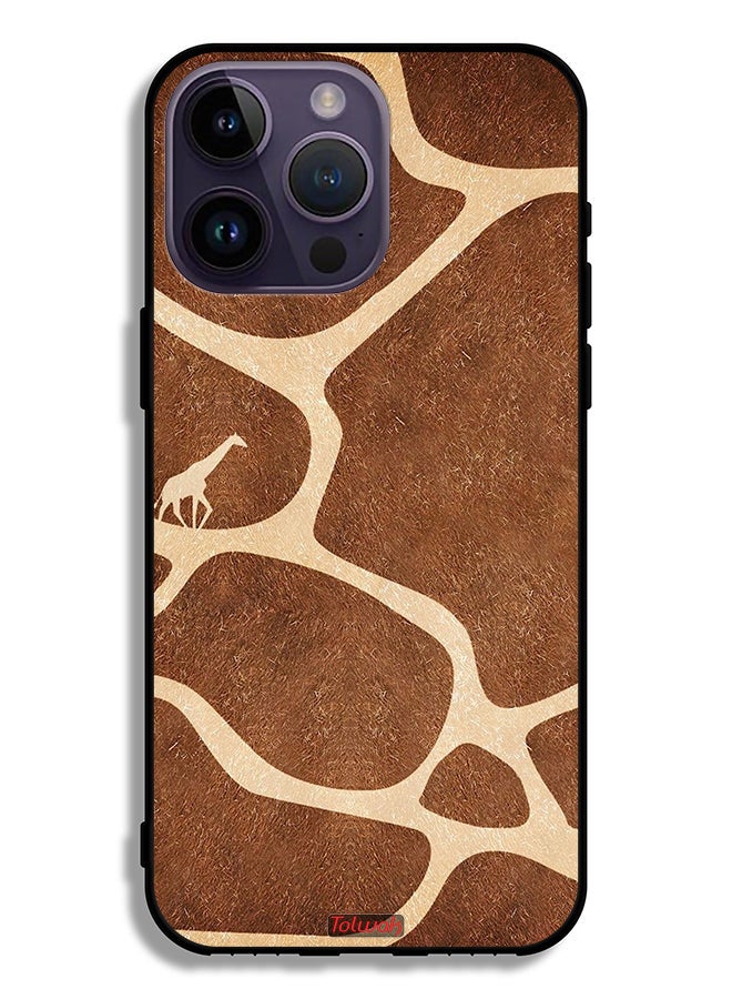 Tolwak Apple iPhone 14 Pro Max Protective Case Giraffe Skin - Image 2