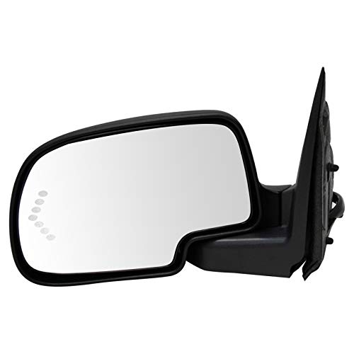 TRQ Driver & Passenger Side Mirror Set Power Power Folding Compatible with 03-06 Cadillac 01-06 Chevrolet GMC GM1320362 GM1321362 - Image 5