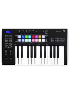 Novation Launchkey 25 [MK3] MIDI Keyboard Controller — Seamless Ableton Live Integration. Chord Mode, Scale Mode, and Arpeggiator. All the software you need for Music Production.