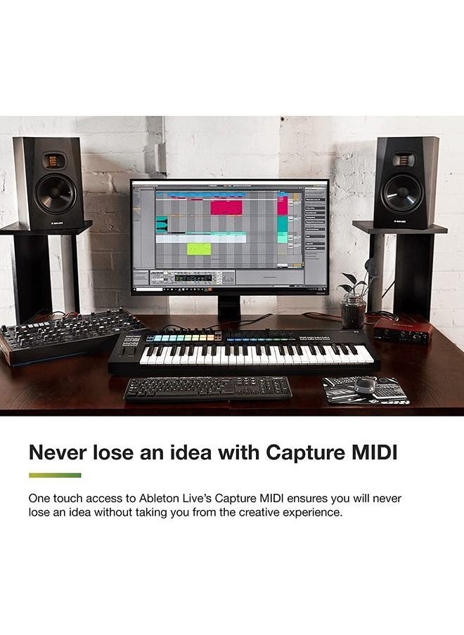 Novation - Novation Launchkey 25 [MK3] MIDI Keyboard Controller — Seamless Ableton Live Integration. Chord Mode, Scale Mode, and Arpeggiator. All the software you need for Music Production. - Image 1