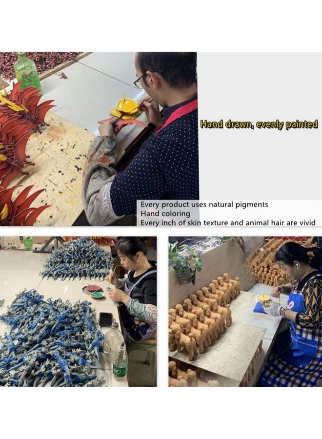 NatureMan North American Animals Set 12PCS Mini Wild Animals Figurines Set cludes Moose Raccoon Cougar, Wolf, Beaver for Children Educational Toy Cake Toppers - Image 5