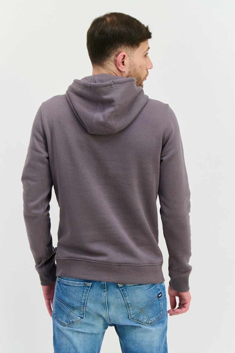 Penfield Men Hoodie Brand Logo Long Sleeves Sweatshirt, Grey - Image 3