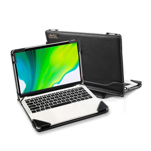 Berfea Protective Case Cover 15.6“ for Lenovo IdeaPad Flex 5, IdeaPad 1 Student Laptop 15IJL7 Gen 7, 1i Laptop 15.6" FHD Touchscreen 15.6 inch Notebook PC Sleeve Stand Hard Carry Case - Image 1