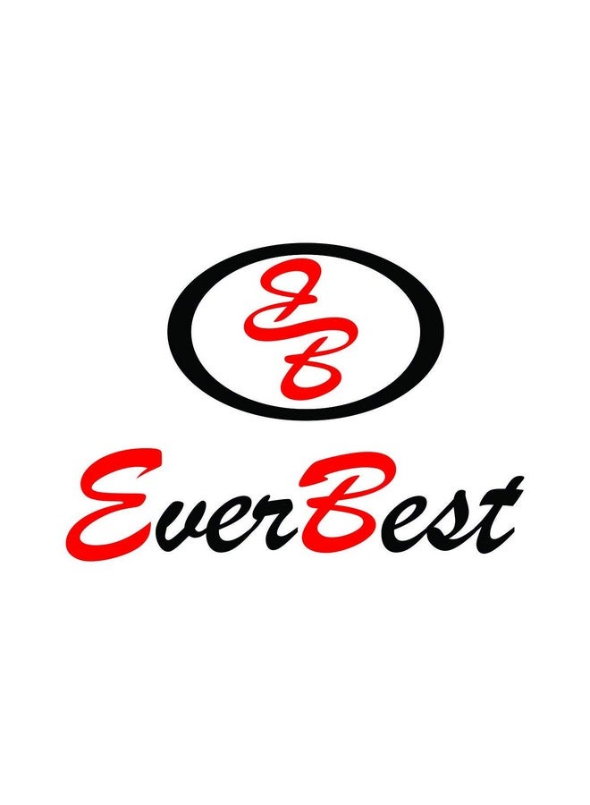 EVERBEST عجلات مطاطية قابلة للاستبدال من إيفربست لعربات التسوق، أبيض كريمي - Image 4