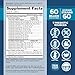 Vital Planet Vital Flora Ultra Daily Probiotic 60 Billion CFU Diverse Strains Organic Prebiotics Immune Support Bloating Relief Digestive Health Probiotics for Women and Men 60 Capsules - Image 4