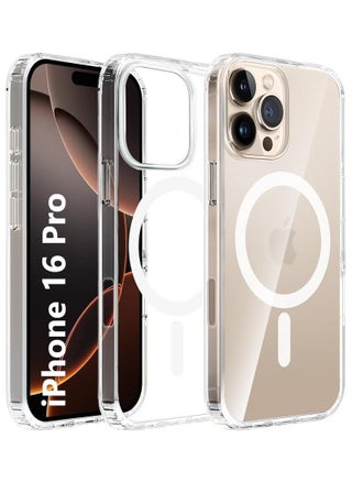 Case Cover for iPhone 16 Pro 6.3 inch, Compatible with MagSafe, Scratch-Resistant Back, Anti-Scratch Clear Back Magnetic Phone Cover - pzsku/Z2A4803FFC07B55D33FCBZ/45/_/1733122848/81cefa59-4726-4b07-ae0d-26f7e3cbd2c6