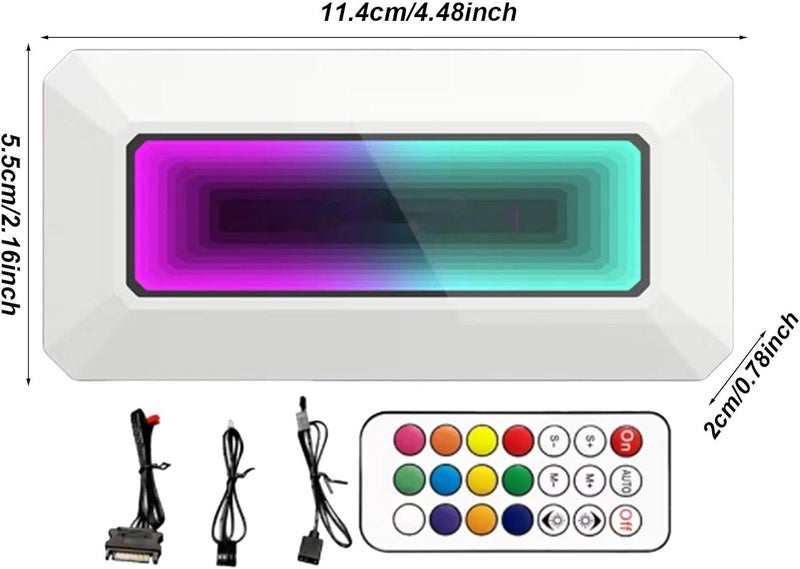 ARGB Controller Hub, 8-Port Motherboard Fan Splitter, Smart PWM Temperature Control, Prism Algorithm RGB , Efficient Cooling Accessory for PC Enthusiasts - Image 2