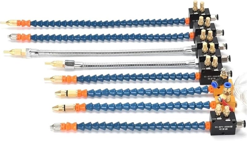 Mist Coolant Lubrication Spray System For Lathe Milling Drill Engraving Machine No Pipe With Magnet - Image 3