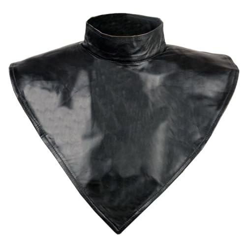 Milwaukee Leather SH166 Unisex Premium Leather Neck Warmer with Fleece Liner - One Size - Image 4