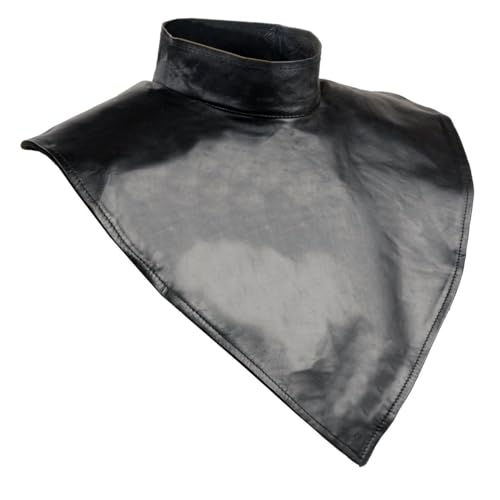 Milwaukee Leather SH166 Unisex Premium Leather Neck Warmer with Fleece Liner - One Size - Image 1