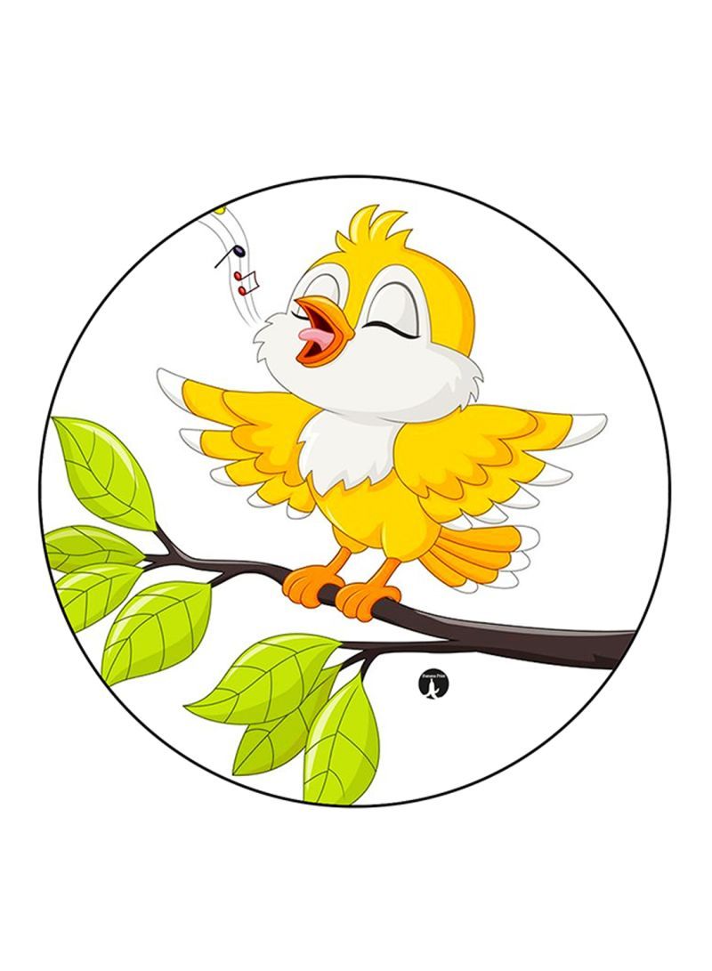 RKN Bird Printed Mouse Pad  Multicolour