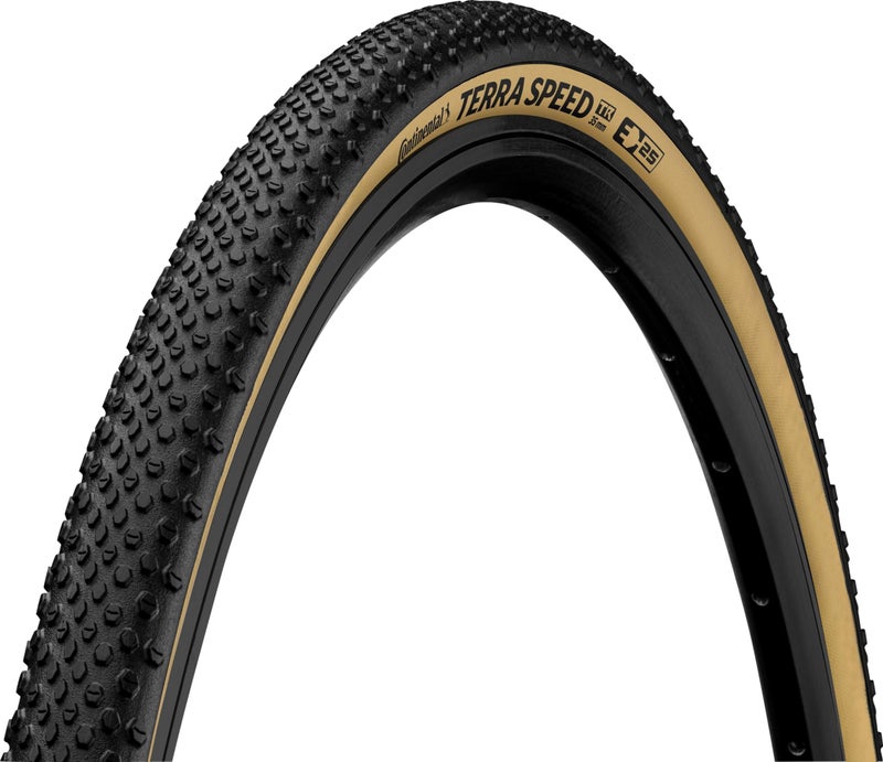 CONTINENTAL Gravel & CX Tires Terra Speed 700 x 35 Cream Sidewall Fold Protection TR + Black Chili - Image 3