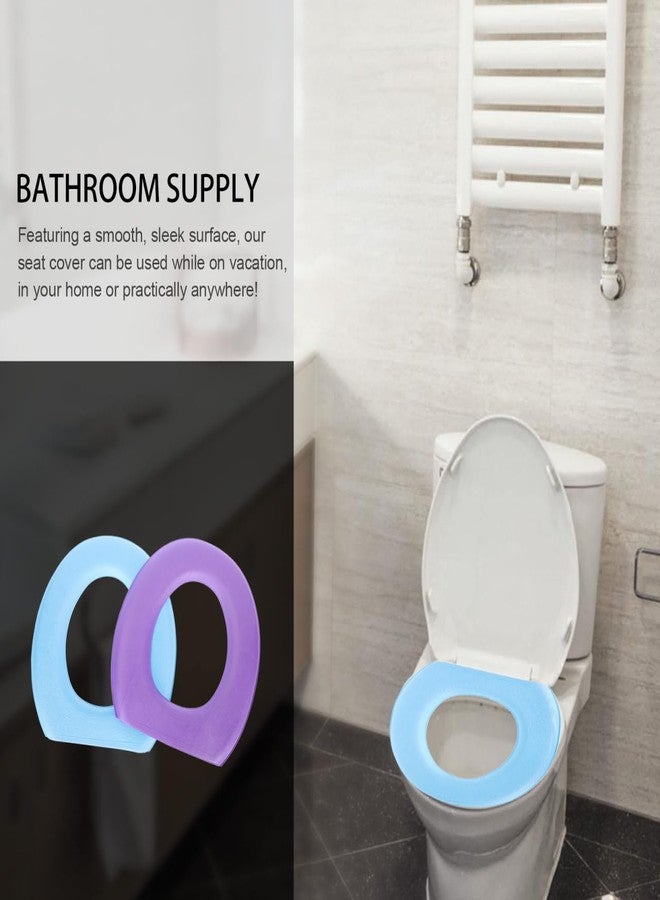 Balacoo Waterproof Warm EVA Toilet Cushion Pad Thickened Washable Bathroom Toilet Mat Set Versatile Fit for Standard and Elongated - Image 2
