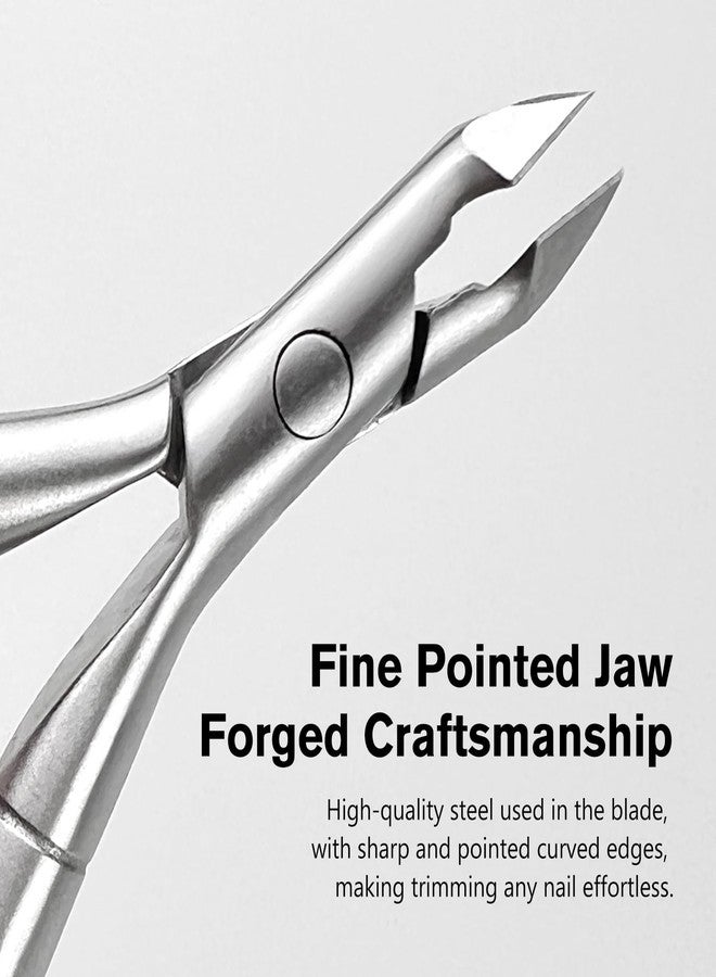 Jaasuee Black Grip & Snip Spiral Spring Cuticle Nipper, Pedicure Manicure Tools for Nails, Effortless Grip and Snip for Spiral Shear Dead Skin - Image 4