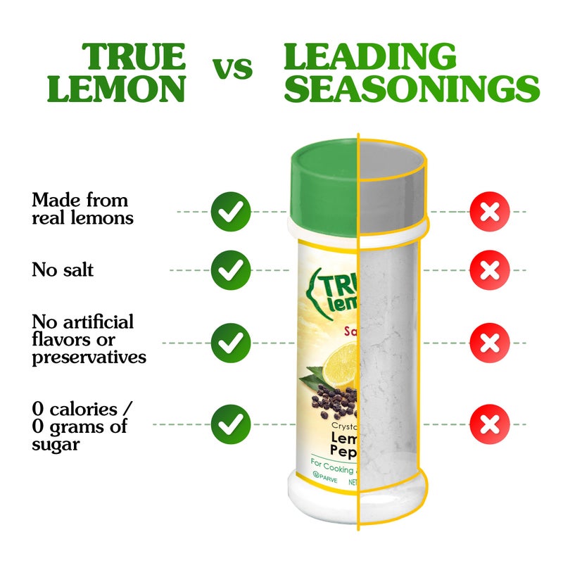 True Citrus True Lemon Lemon Pepper Spice Blend, 2.12 oz - Image 4