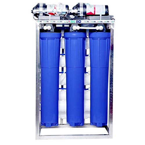 ONE RO 100 LPH Commercial RO Water Purifier Plant Stainless Steel With Auto Shut Off And TDS Adjuster 100 litre - Image 1