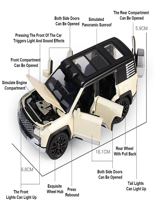 Galaxy Hi-Tech BYD Looking up at U8 1:32 Scale Model Car Exclusive Alloy Metal Pull Back Die-cast Car with Openable Doors & Light Music Best Gifts Toys Kids【Colors as Per Stock】 - Image 4