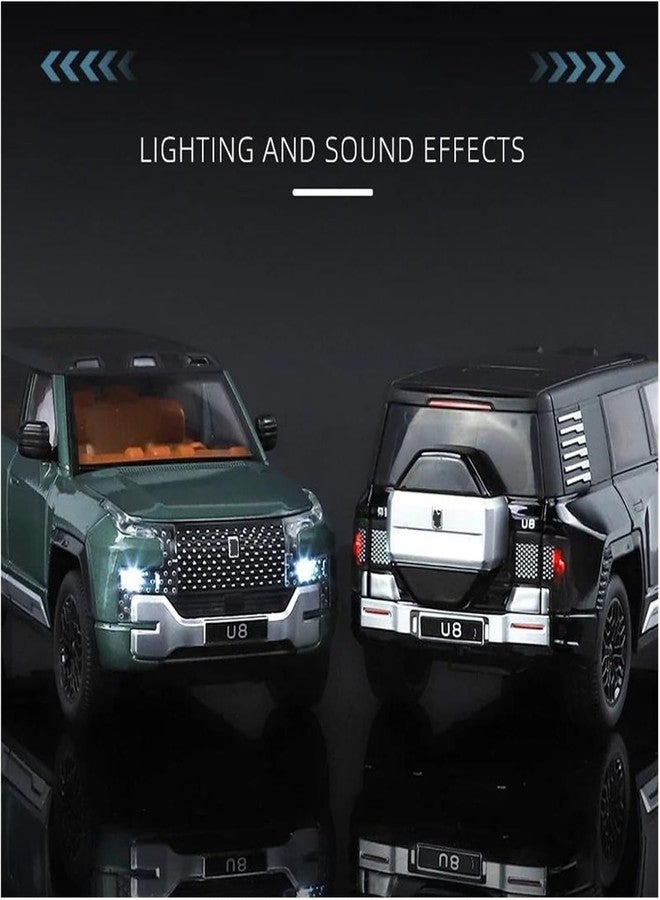 Galaxy Hi-Tech BYD Looking up at U8 1:32 Scale Model Car Exclusive Alloy Metal Pull Back Die-cast Car with Openable Doors & Light Music Best Gifts Toys Kids【Colors as Per Stock】 - Image 2