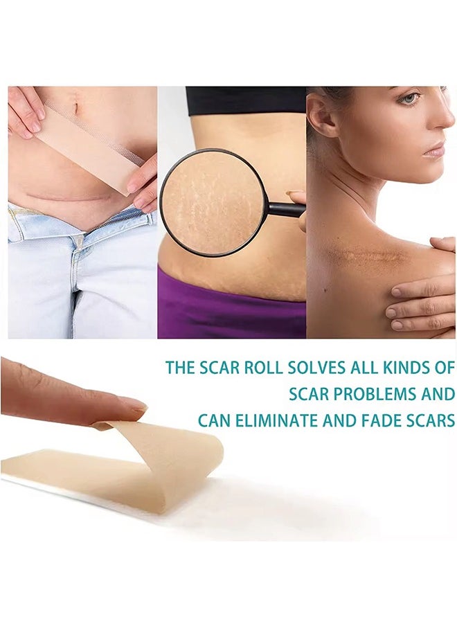 Horse Silicone Scar Sheets - As Surgical Cream, Gel, Tape, Strips, Patches - Keloid, C-Section, Tummy Tuck - Surgery Scars Removal Treatment (10 Pack, 4cmx15cm)  - Image 5