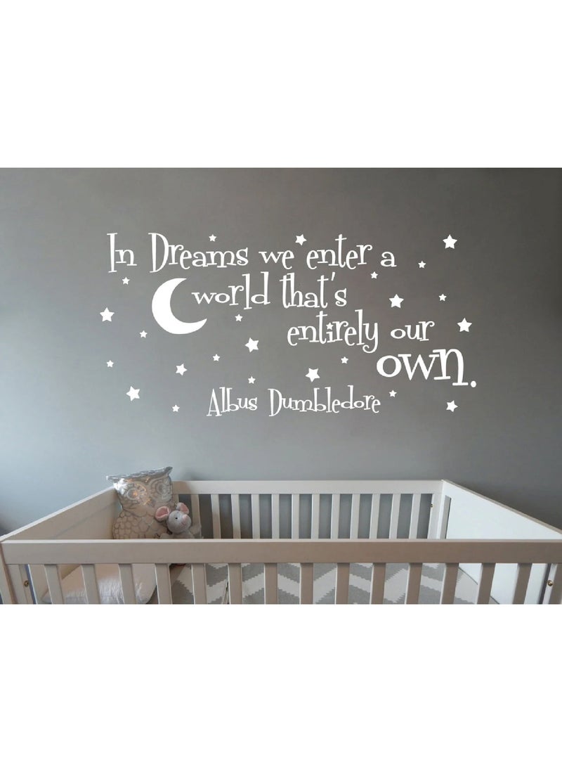 Spoil Your Wall Albus Dumbledore Quotes Wall Sticker, Wall Arts Home Décor Wall Decals, 90x45 cm by Spoil Your Wall 