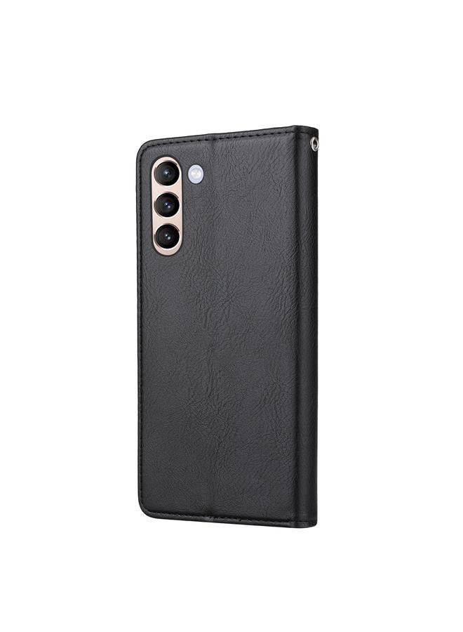 اس-توب جراب لهاتف Samsung Galaxy S23+ 5G، جراب هاتف جلدي قابل للطي أفقيًا، بملمس جلدي - Image 3