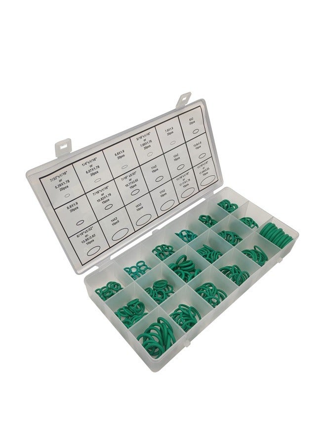 270-Piece Assortment Air Conditioning O Ring Set，270 Pieces Seal Gasket Washer,O Ring Assortment Set Kit,Car Air Conditioning AC O Ring Kit,Sealing ORings Gasket Assortment Set,Rubber Washer Orings for A/C Professional Plumbing - Image 4
