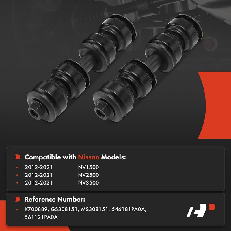Front Sway Bar Links for Nissan NV Series - Image 2