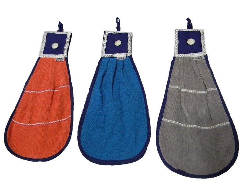 Nnr Kitchen Hanging Towel NapkinsSet of 3 Pcs_Super Absorbant Double Sided - Image 1