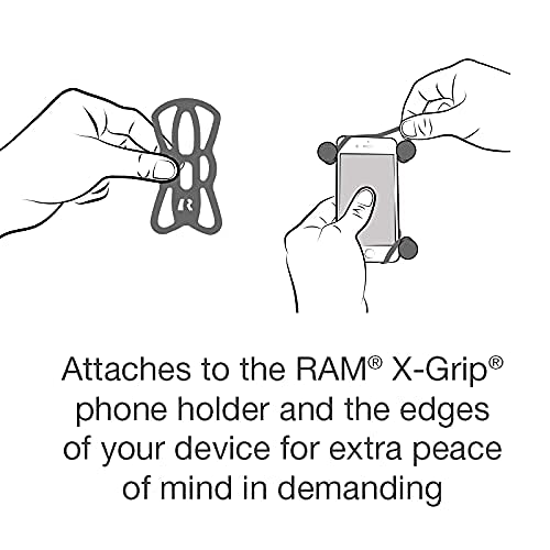 RAM Mounts X-Grip Universal Phone Holder with Ball RAM-HOL-UN7BU with B Size 1" Ball - Image 4