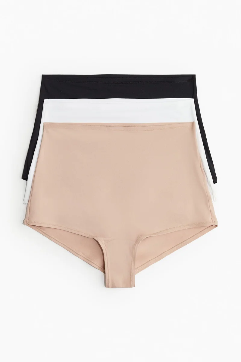 H&M 3-pack microfibre shortie briefs