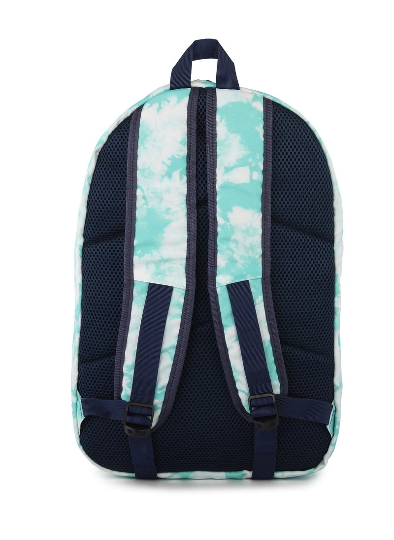 Elite - Elite Unisex Printed School Bags 3 Pocket With Laptop Pocket - 17inch - White / Mint Green - No:GS 223 - Image 1