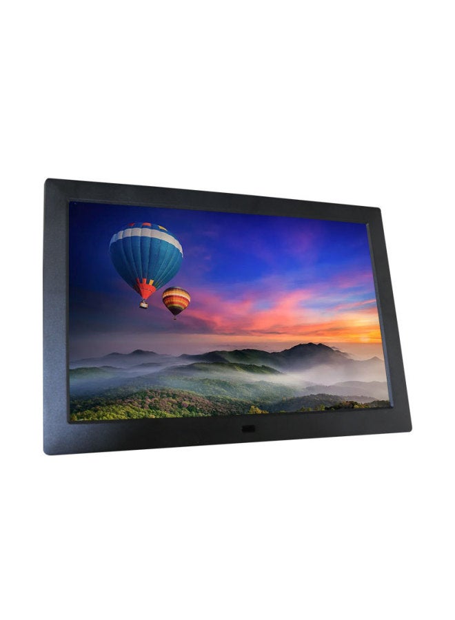 10.1-inch High-definition Digital Photo Frame Electronic Album 1280*800 Video Player Advertising Machine-Color:Black - Image 1