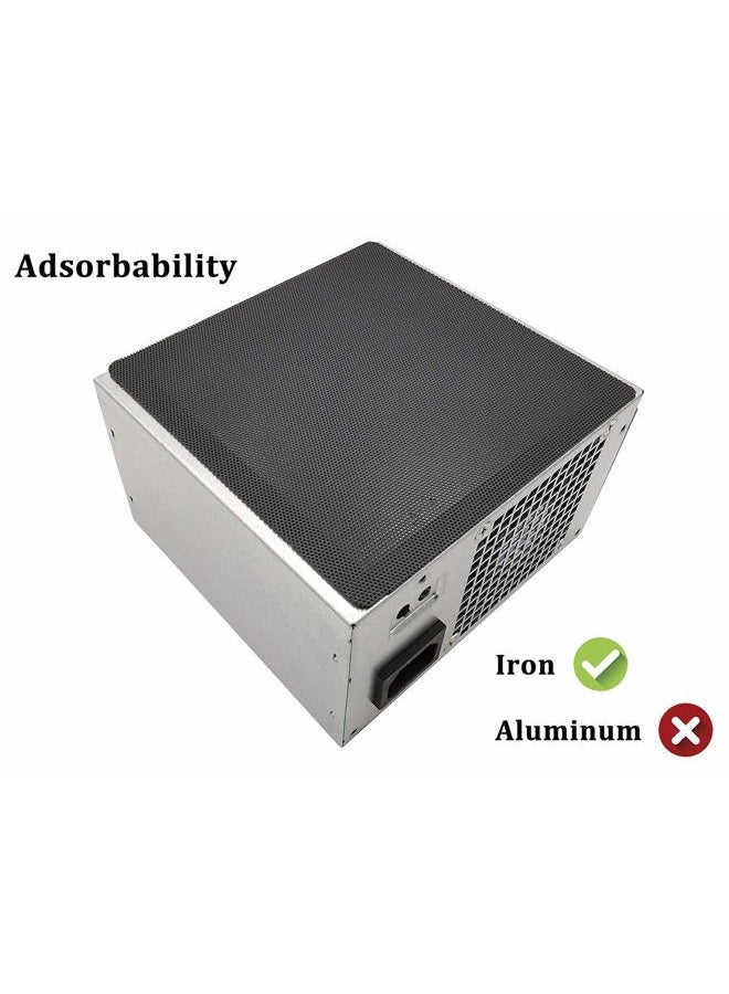 Fuhengli 140mm PC Computer Case Fan Magnetic Frame Dust Filter Screen Dustproof Case Cover, Ultra Fine PVC Mesh, Black Color - 4 Pack - Image 4