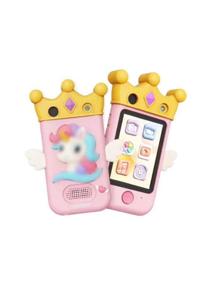 SUKILO Kids Smart Phone Toy with 2.8" Touch Screen, Dual Camera, 3D Photo, Music, Video Recorder, Games & Filters – Child-Friendly Gift for Birthdays & Holidays, Rechargeable Mini Digital Phone - Image 2
