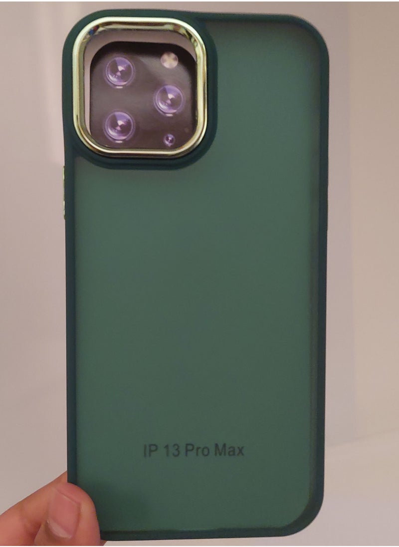 Creative Creative Case for Iphone Q series for Iphone 13 Pro Max hard Silicone Green Colour  - Image 1