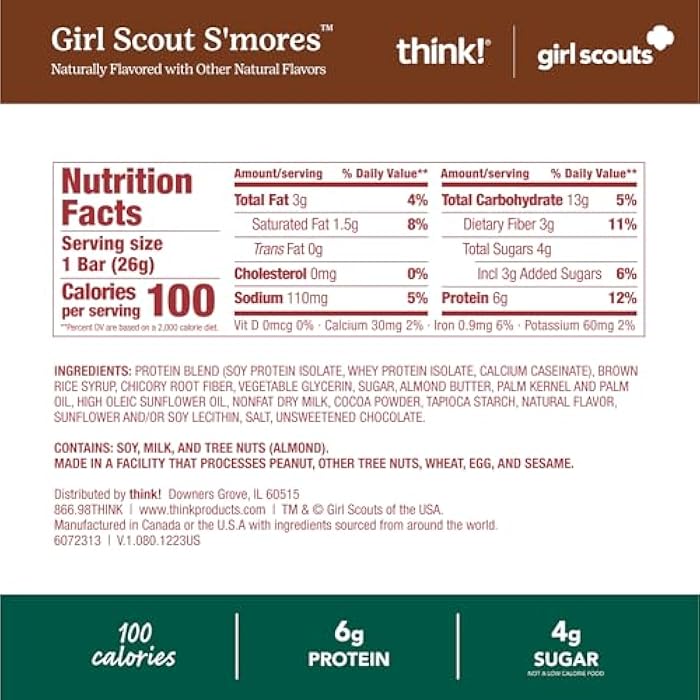 think! Girl Scout Minis, S'mores, 15 Count - Image 2