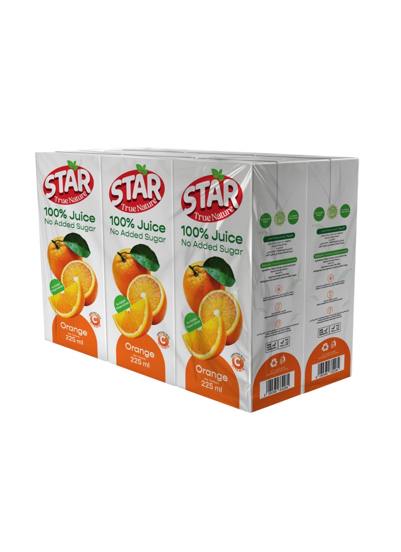 Star Orange 100% Juice Tetra Promo Pack - Image 1