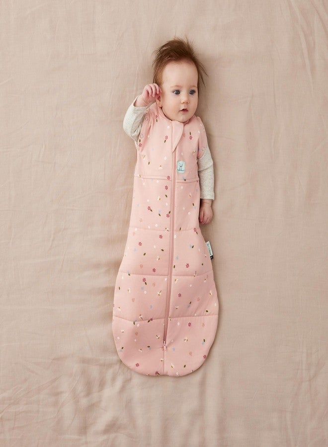 ergoPouch كيس النوم ergoPouch Cocoon Swaddle 3.5 TOG - كيس نوم للأطفال، تصميم مريح يساعد على تهدئة ردود الفعل المفاجئة، مثالي للنوم مع الأذرع داخل/خارج، قماش ناعم وقابل للتنفس لنوم أفضل (6-12 شهر، زهور الأقحوان) - Image 4