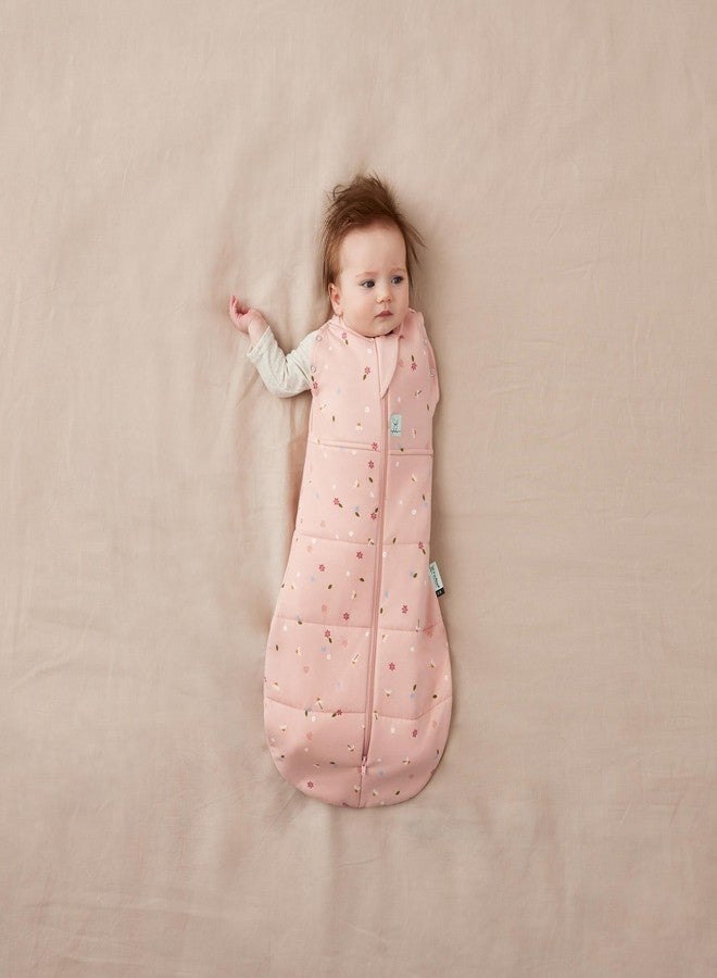 ergoPouch كيس النوم ergoPouch Cocoon Swaddle 3.5 TOG - كيس نوم للأطفال، تصميم مريح يساعد على تهدئة ردود الفعل المفاجئة، مثالي للنوم مع الأذرع داخل/خارج، قماش ناعم وقابل للتنفس لنوم أفضل (6-12 شهر، زهور الأقحوان) - Image 3
