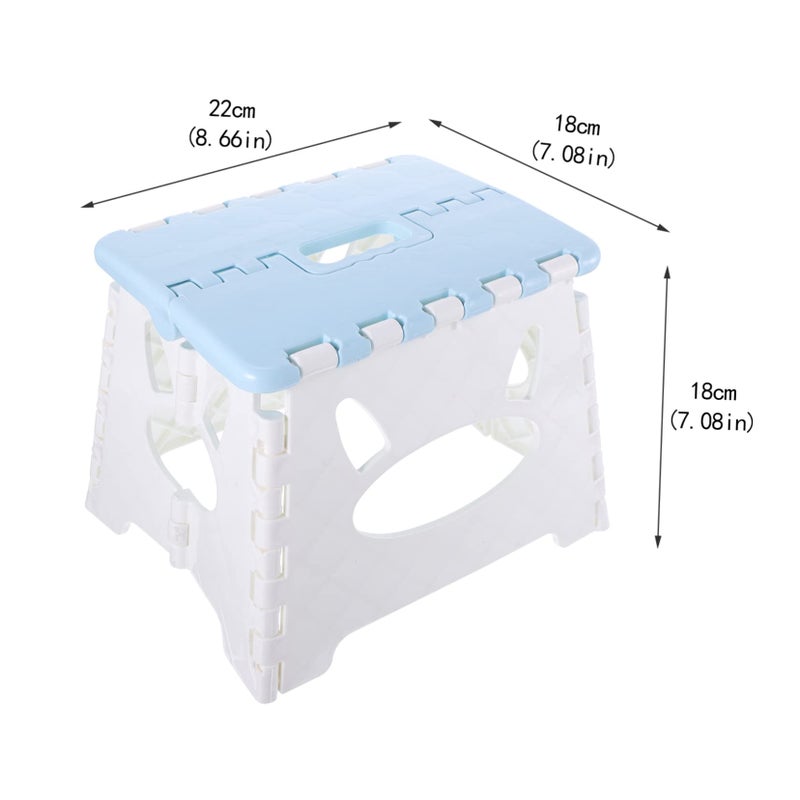 Lightweight Portable Plastic Stool Compact Step Stool for Outdoor Camping Fishing Home Use - Image 3