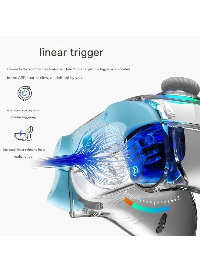 Aolion Switch Wireless Gamepad Hall Somatosensory Vibration Burst Back Button Pc Gamepad - Image 3