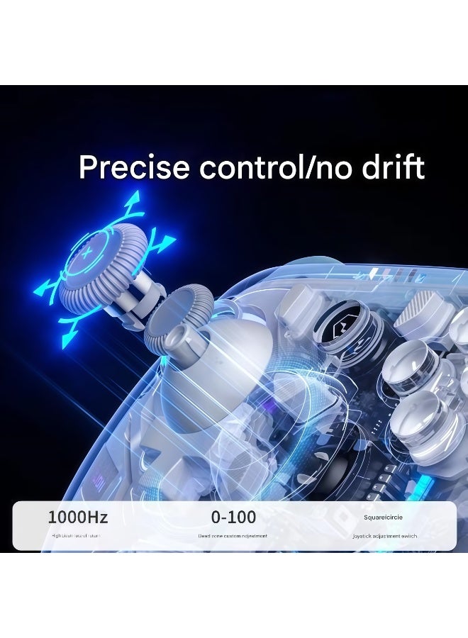 Aolion Switch Wireless Gamepad Hall Somatosensory Vibration Burst Back Button Pc Gamepad - Image 4