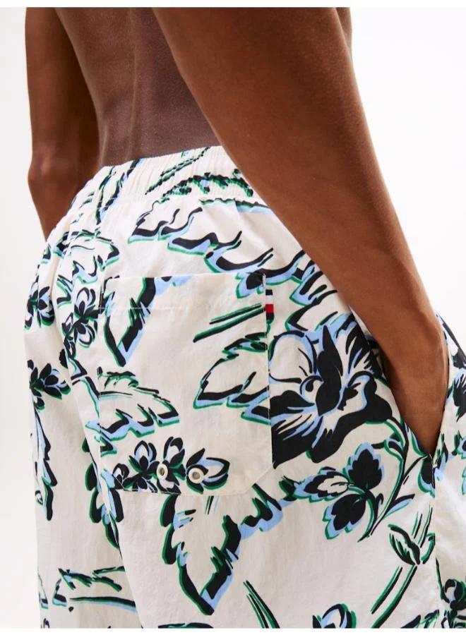 TOMMY HILFIGER Essential Print Long Length Swim Shorts