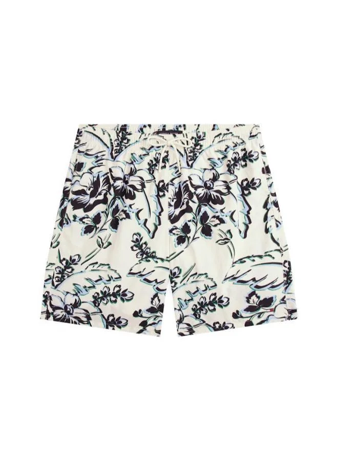 TOMMY HILFIGER Essential Print Long Length Swim Shorts