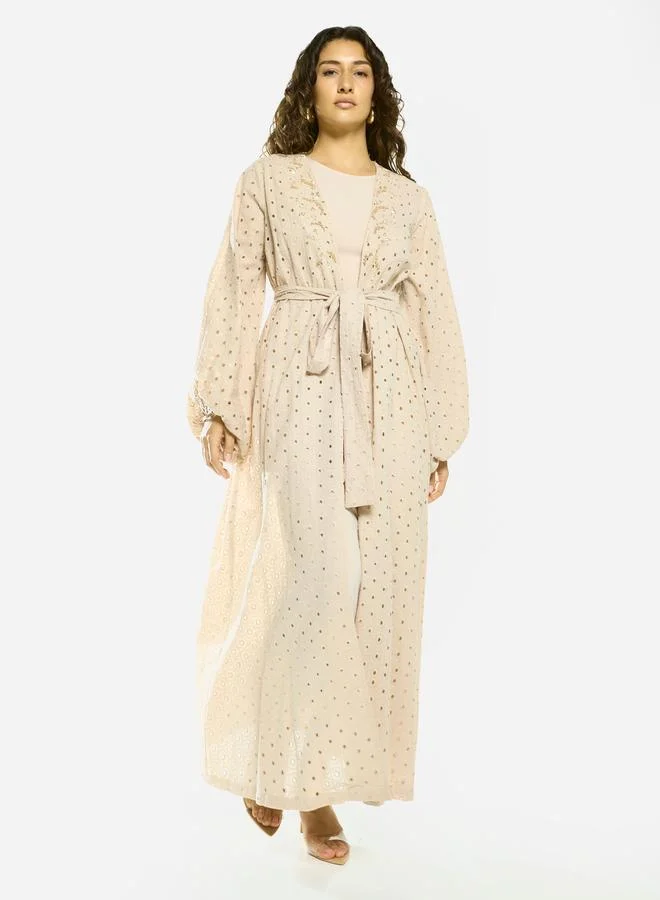 House of Moda Layered Overlay Relaxed Jalabiya